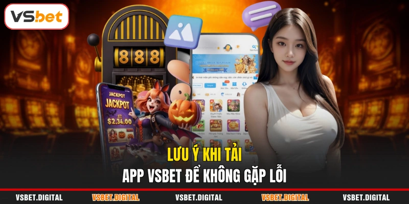 Lưu ý khi tải app VSBET để không gặp lỗi
