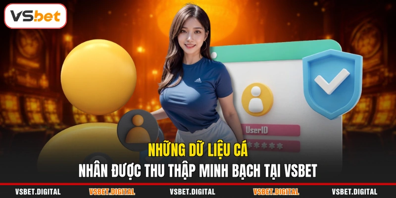 Những dữ liệu cá nhân được thu thập minh bạch tại VSBET